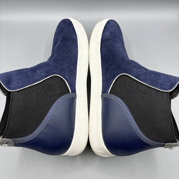 Sam Edelman Blue Margot High Top Sneaker Ankle Boot Women’s 8.5 - Picture 7 of 9